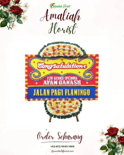 Bunga Papan Congratulation di Rogotrunan